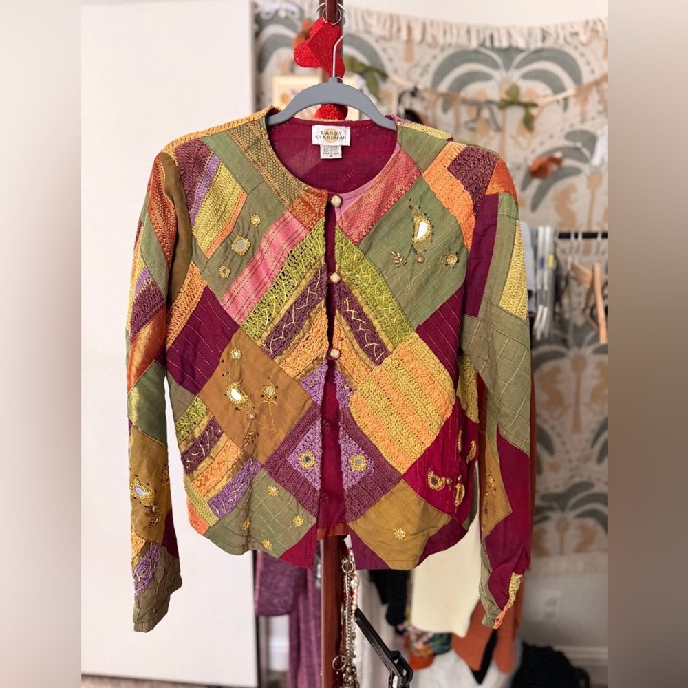 Colorful Patchwork Blazer